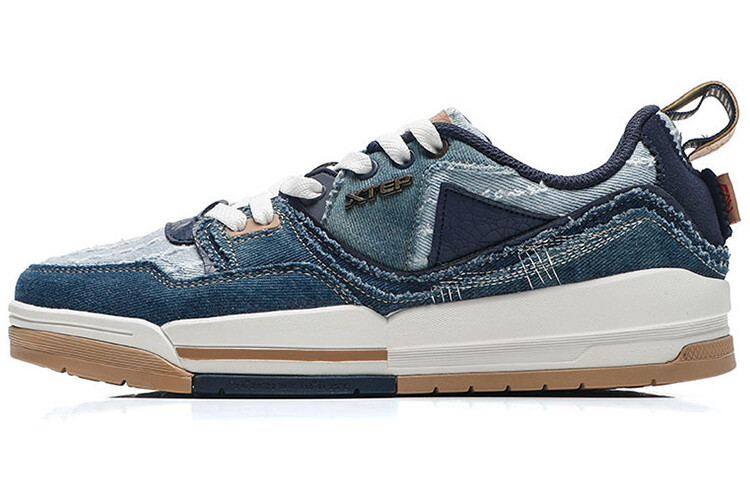 

Кроссовки XTEP Skateboarding Shoes Men Low-top Dark Blue, темно-синий