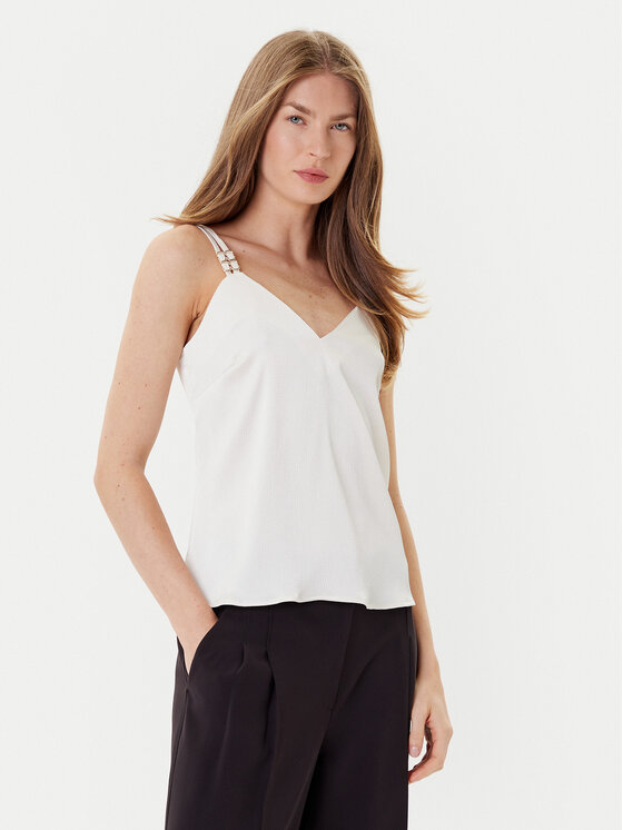 

Топ slim fit 242-OLAFI Morgan, экрю