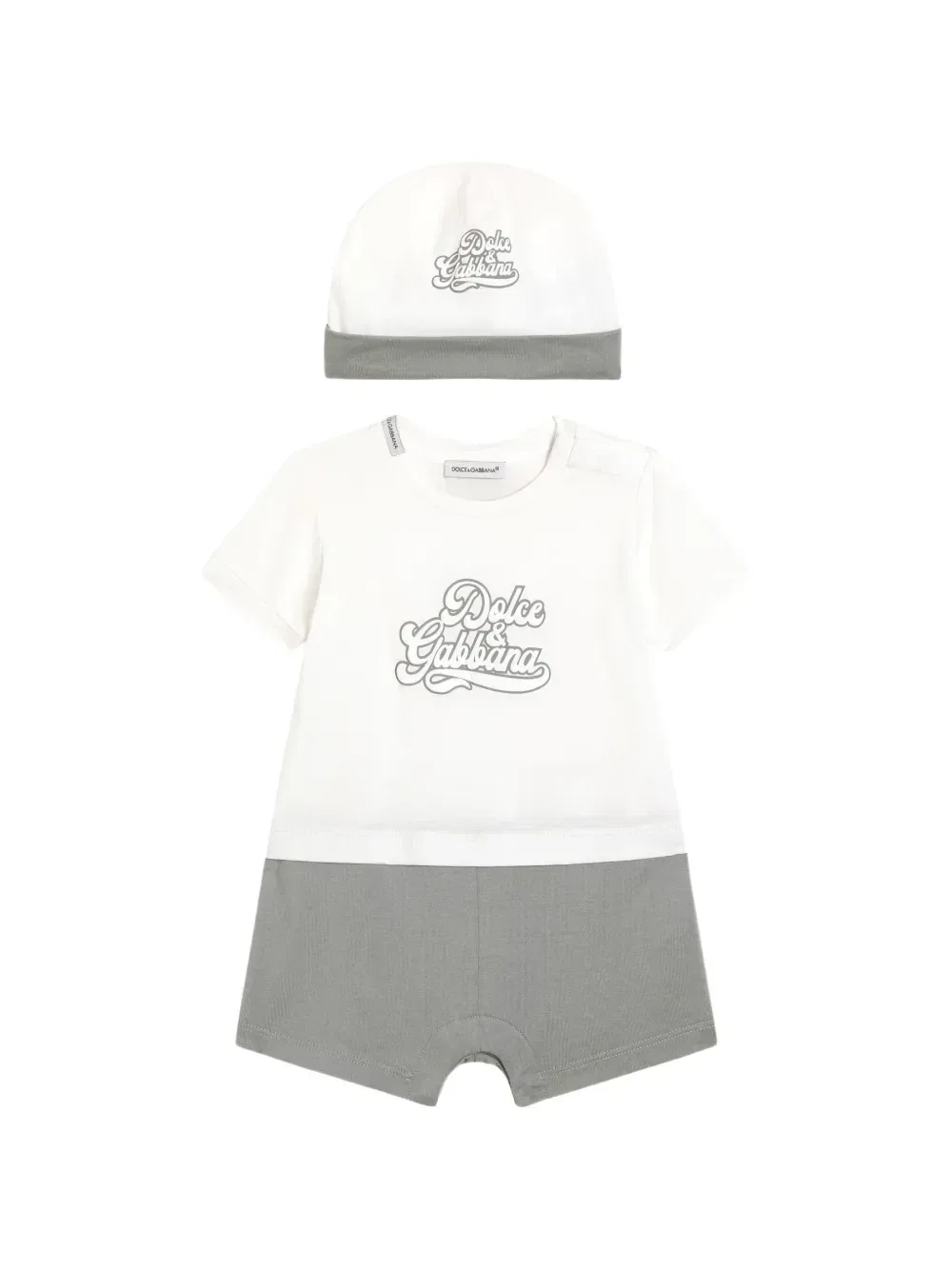 Подарочный набор из двух предметов с принтом Dolce & Gabbana Kids, белый