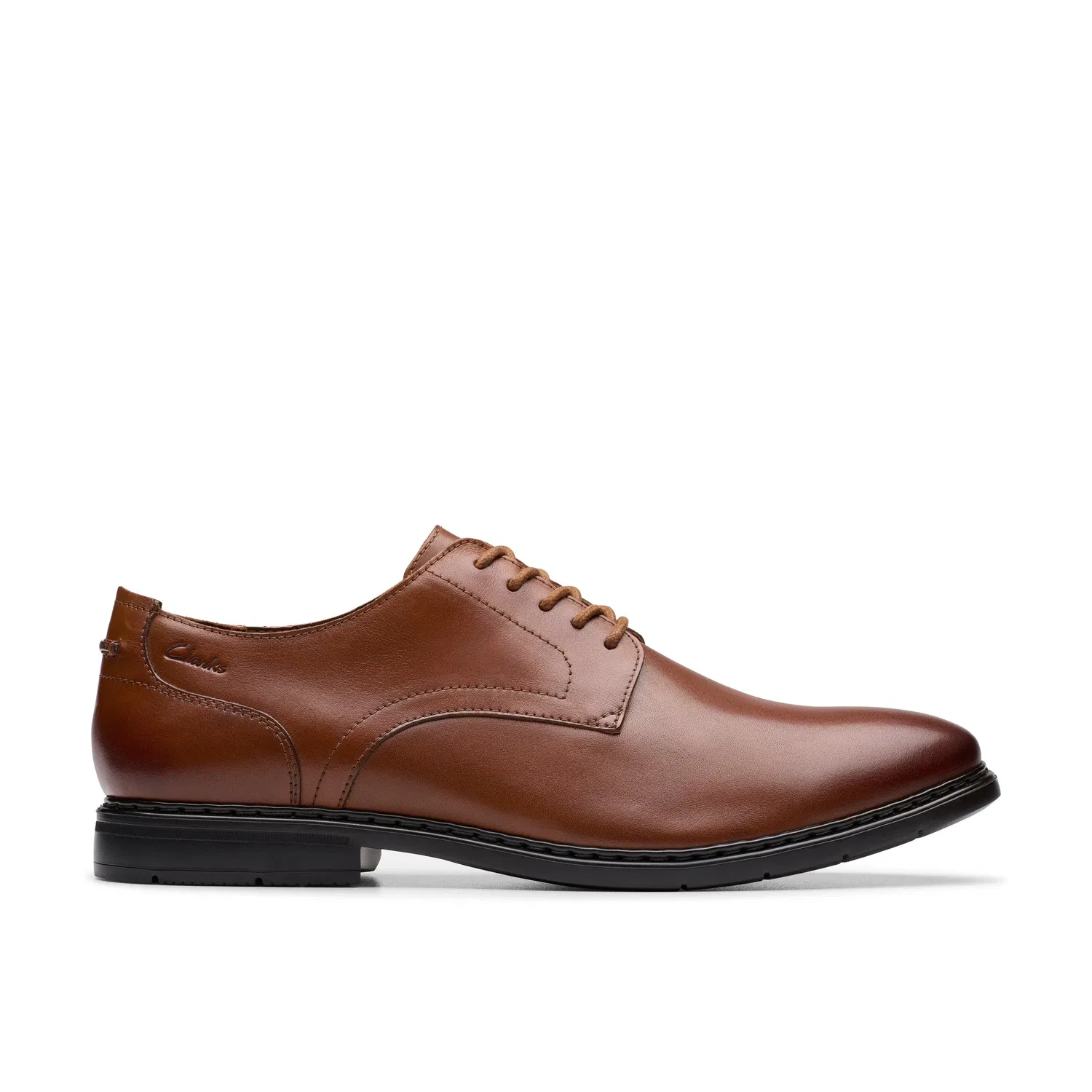 Дерби мужские Clarks Banbury Derby из кожи, коричневый