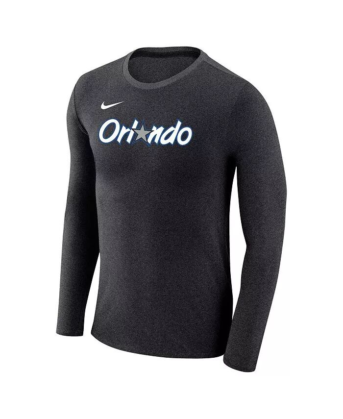 

Мужская черная футболка Orlando Magic Classic Edition Marled с длинным рукавом Nike