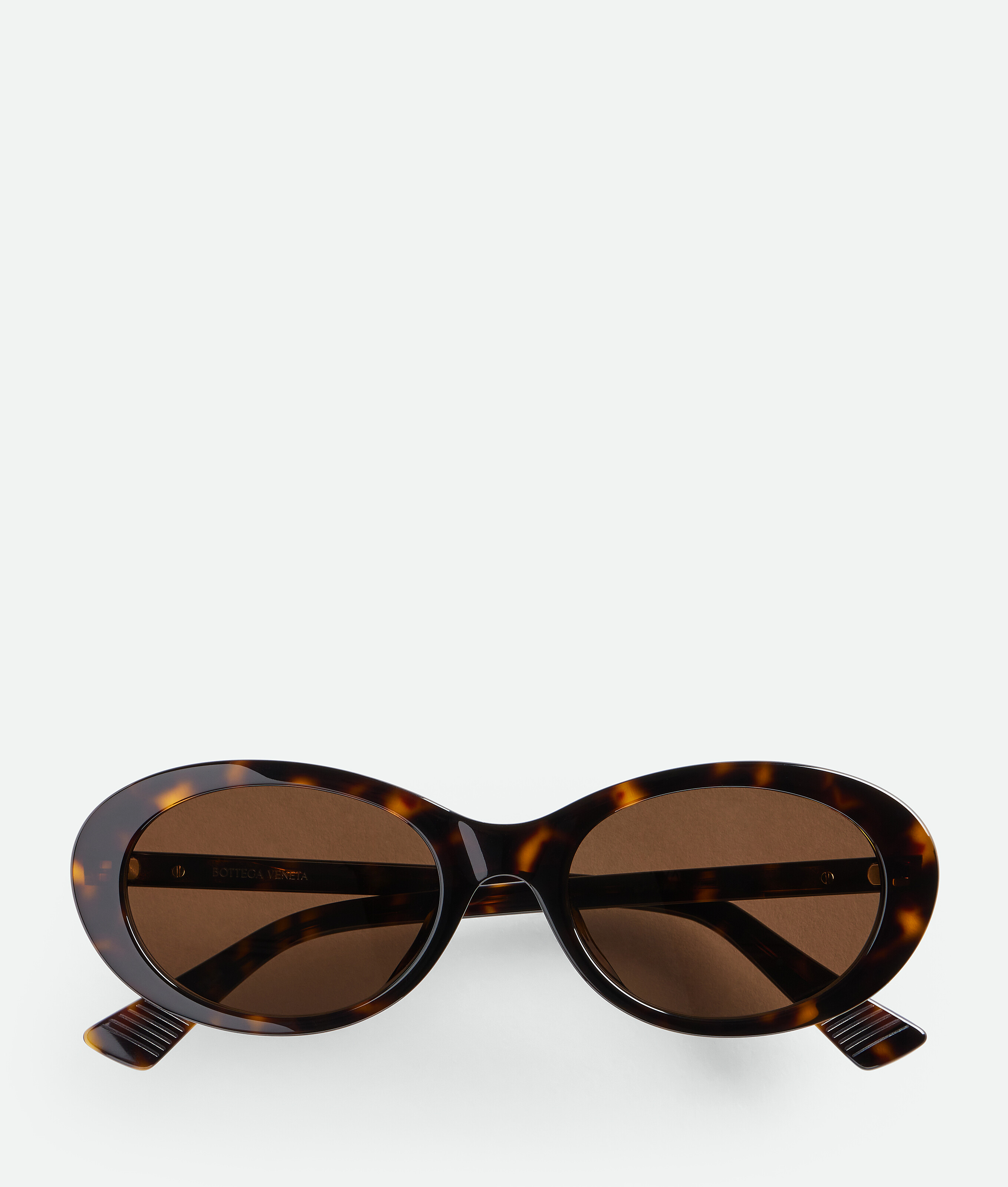 

Classic oval sunglasses BOTTEGA VENETA, гавана/коричневый
