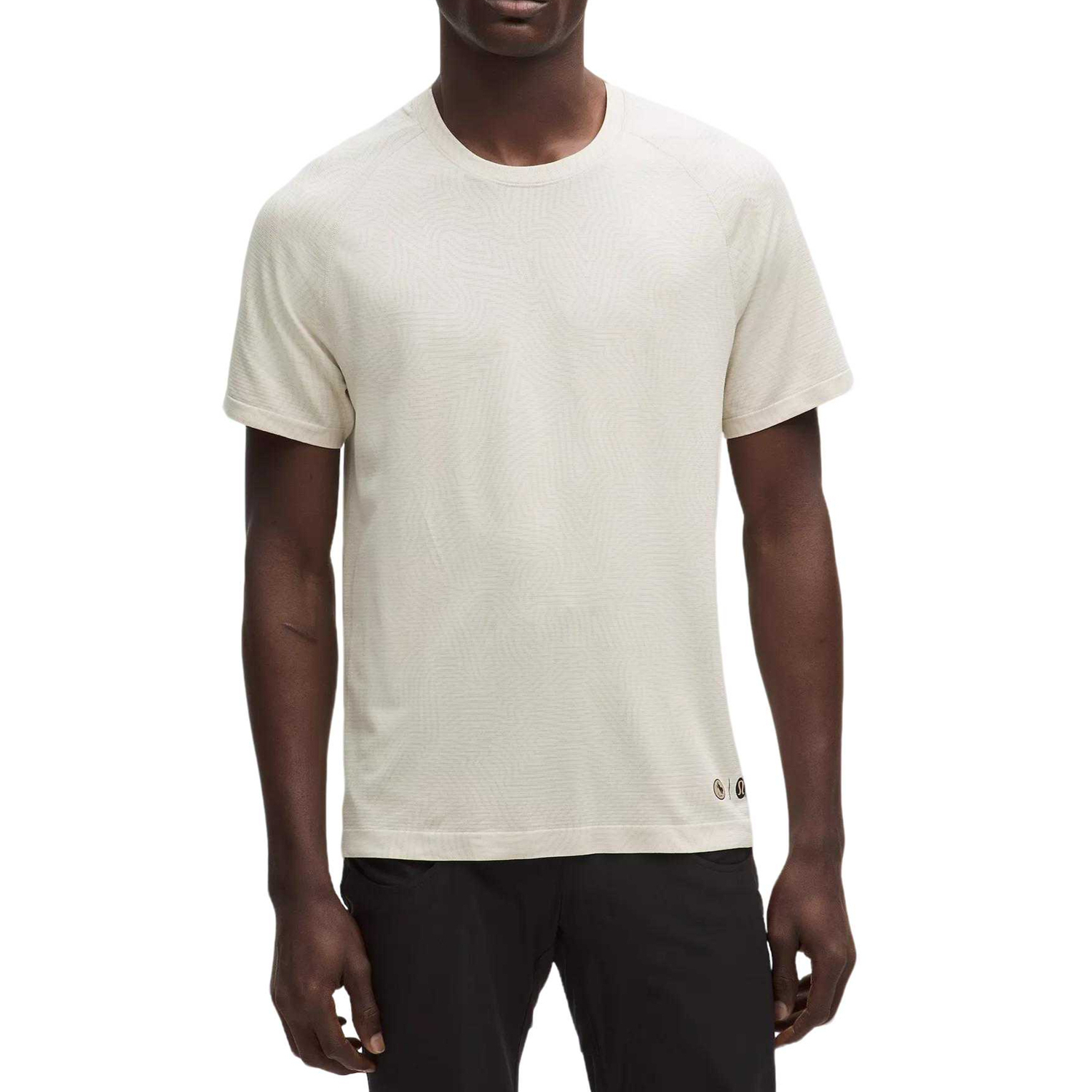 

Мужская футболка сборной Канады Lululemon, maple echo rock dust/beech белый