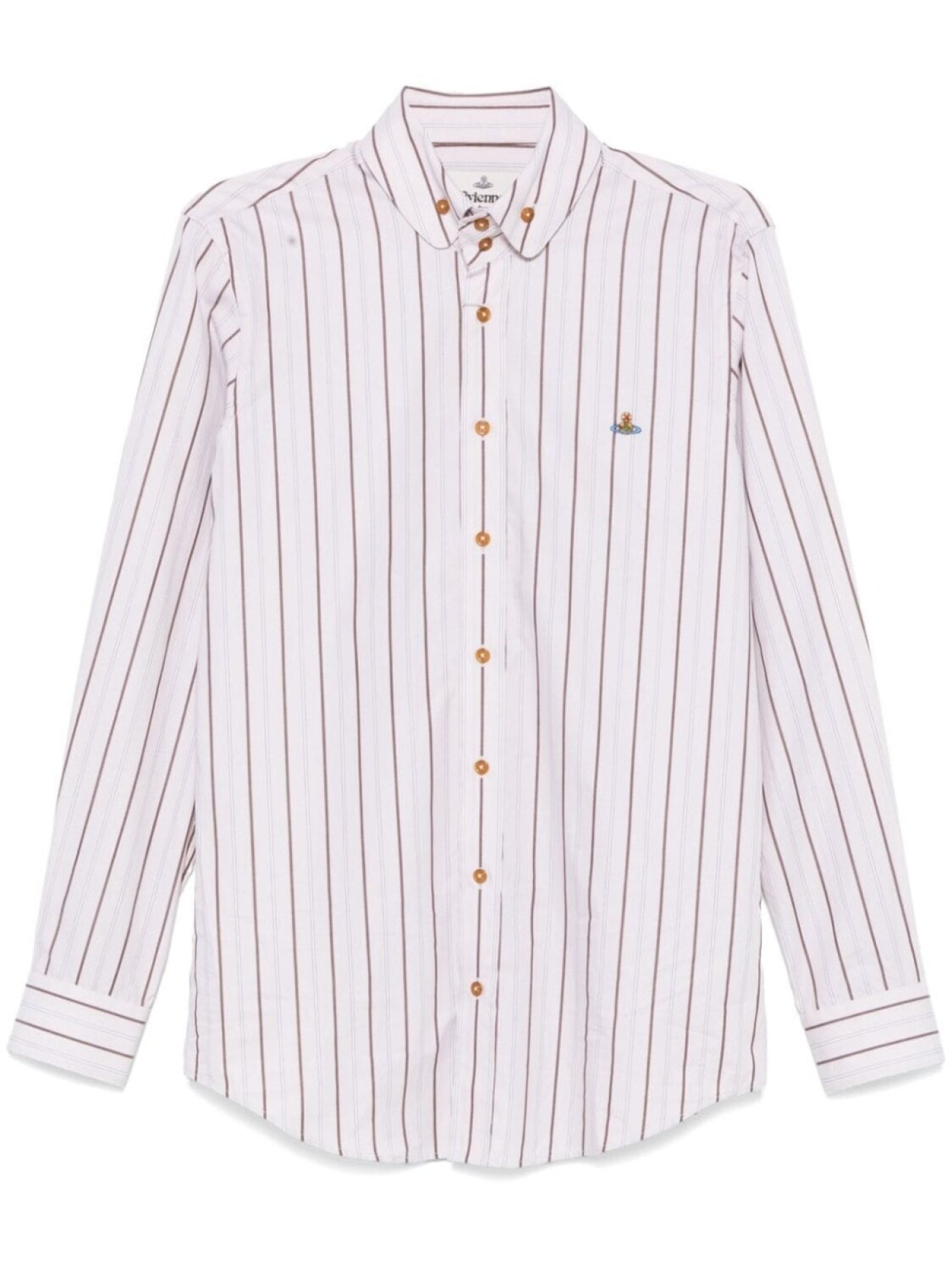 

Vivienne Westwood рубашка Two Button Krall, коричневый