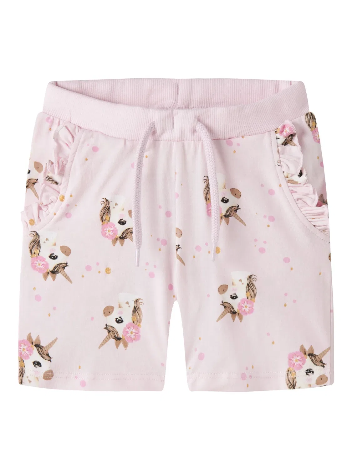 Шорты с принтом Name it, cradle pink