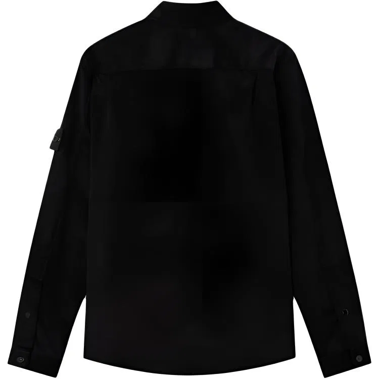 Рубашка Signature Patch Overshirt Stone Island Black — фото 3