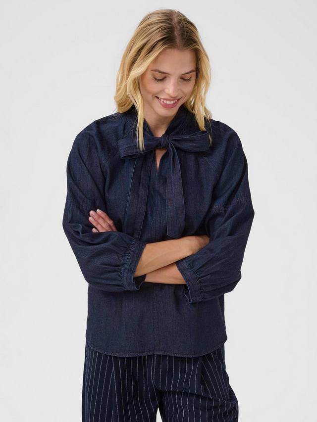 

Футболка Sassi с галстучным воротником Part Two, Mid Blue