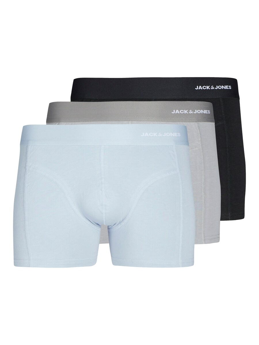 

Боксеры JACK & JONES, цвет Light blue/Grey/mottled grey/Black