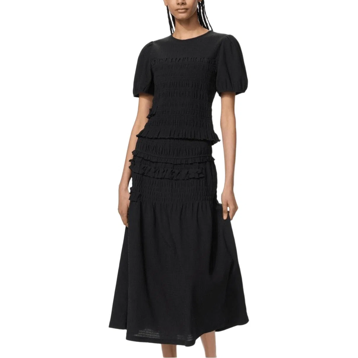 Повседневная длинная юбка UNIQLO x Cecilie Bahnsen SS26 Black