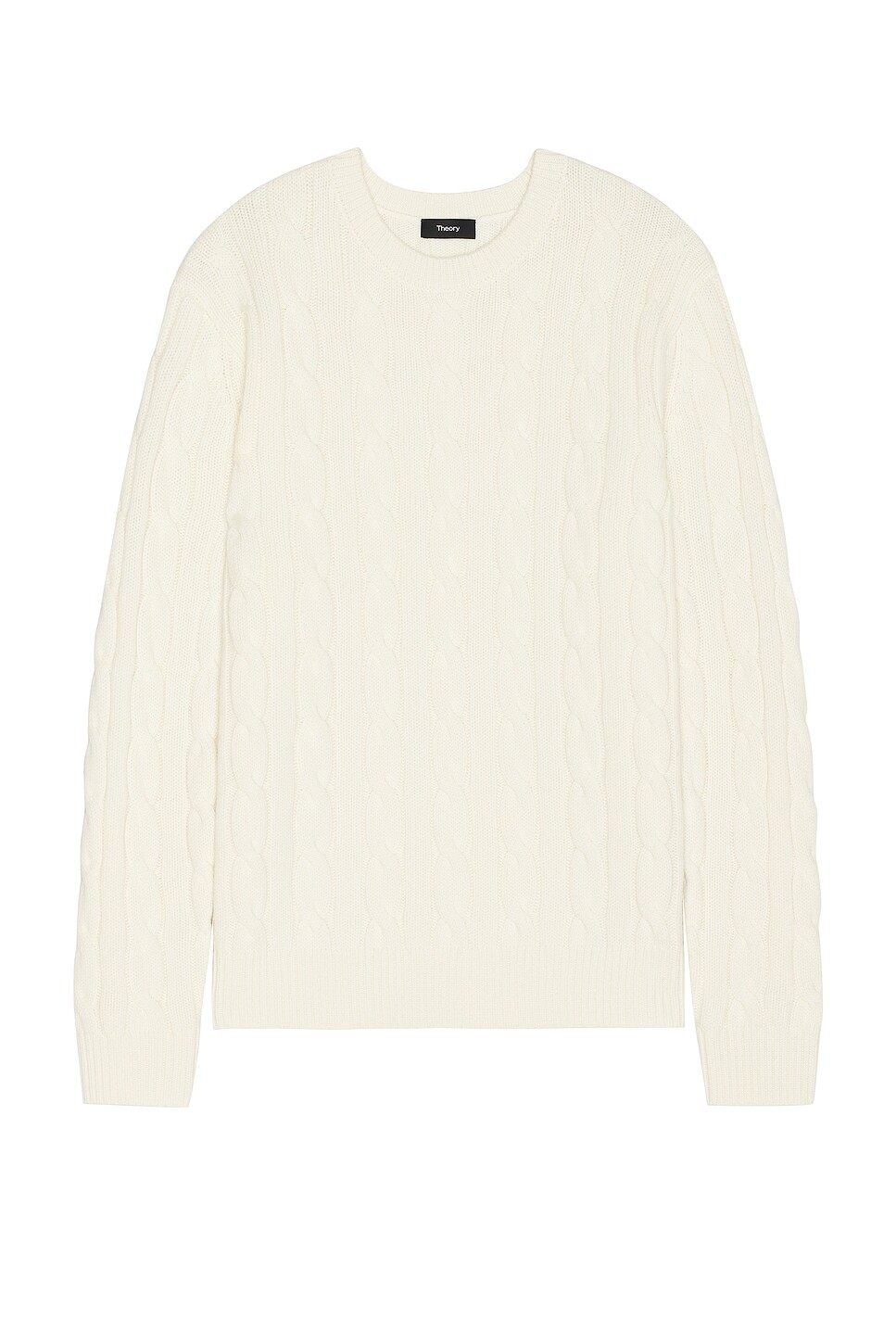 

Свитер вязанной вязки Theory, цвет Winter White