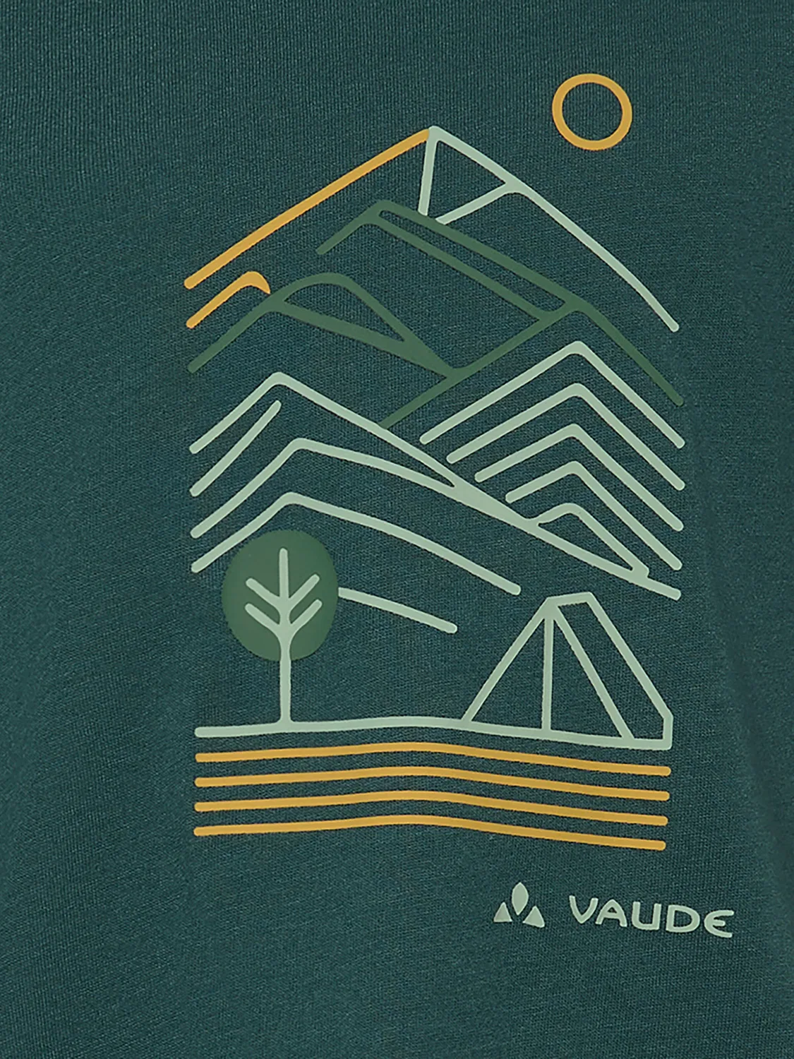 Футболка 'Rokua' Vaude, Fir — фото 3