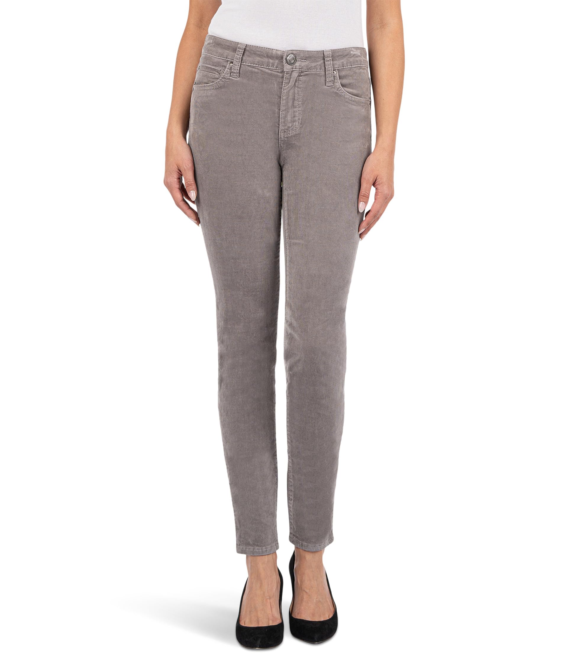 

Джинсы KUT from the Kloth Diana Corduroy Skinny, цвет Concrete