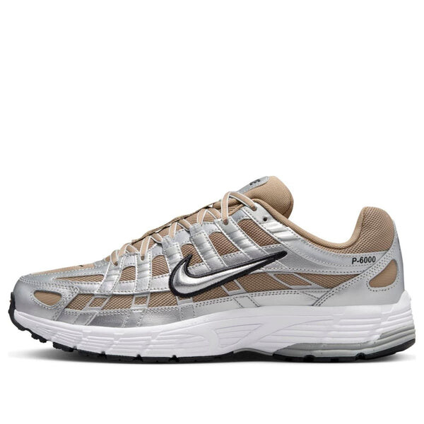 

Кроссовки p-6000 'khaki metallic silver' Nike, хаки
