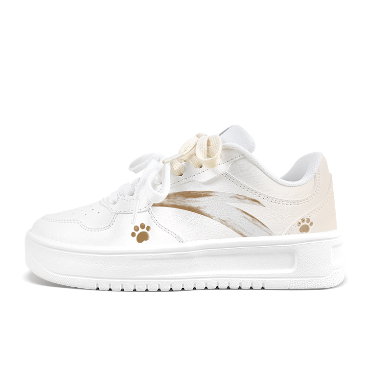 

Легкие низкие кеды из искусственной кожи с противоскользящей, износостойкой, сбалансированной и дышащей подошвой ANTA, хаки