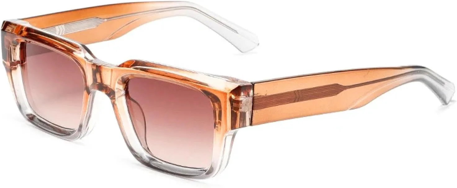 

Популярные модные женские солнцезащитные очки класса люкс в стиле ретро с градиентом и защитой от УФ-излучения UV400 для мужчин HHZZYVY, Orange Tea Gradient