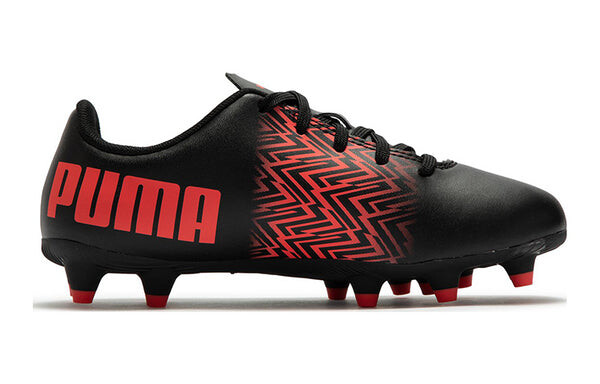 Кроссовки tacto fg/ag soccer cleats jr 'black sunblaze' Puma, черный — фото 2