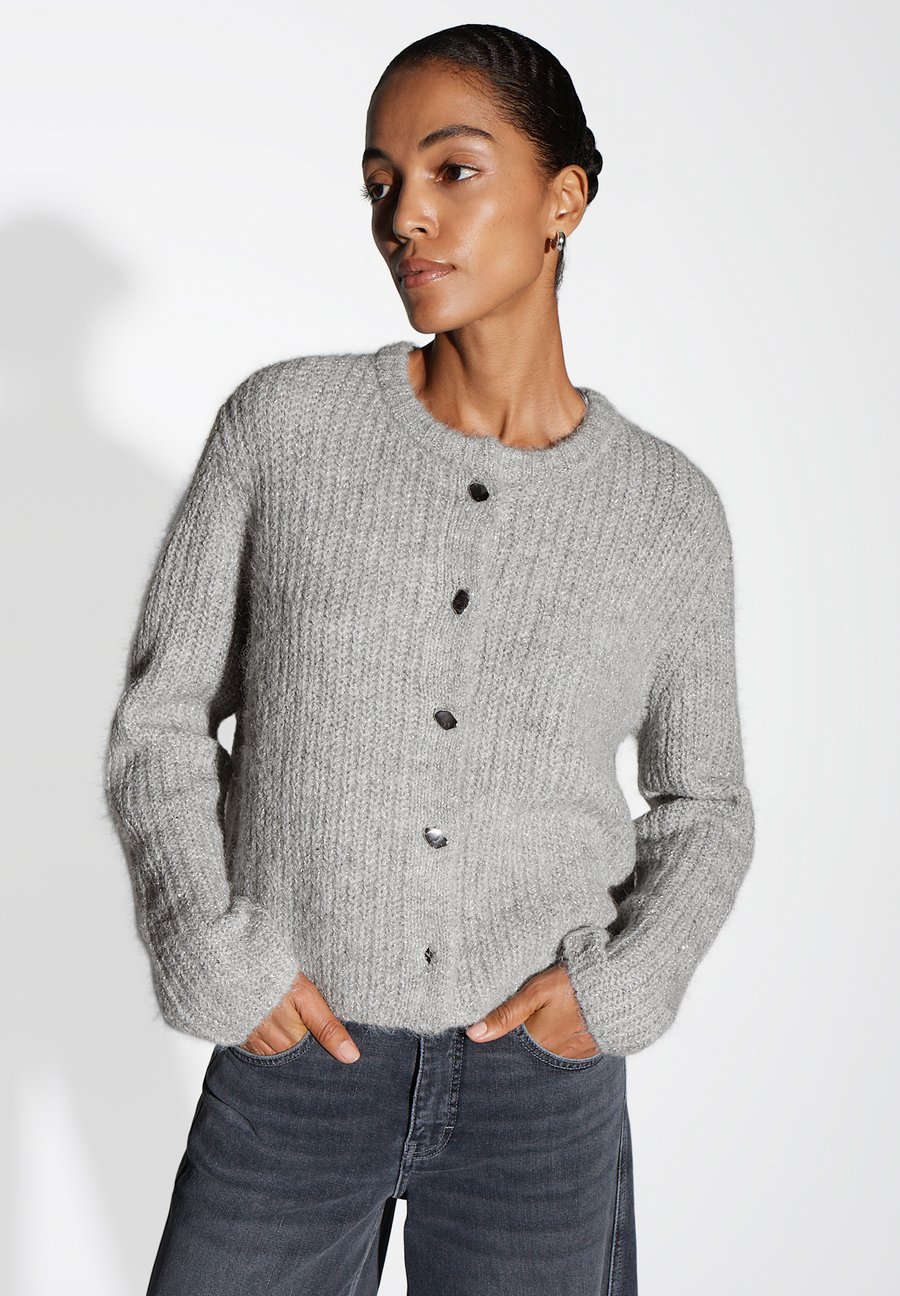 

Кардиган someday. WIDE FIT STRAIGHT CUT, Hazy Fog Melange/Grey