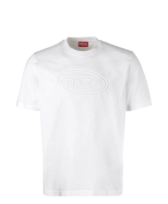 

Футболка T-Adjust Bigoval с круглым вырезом Diesel, белый