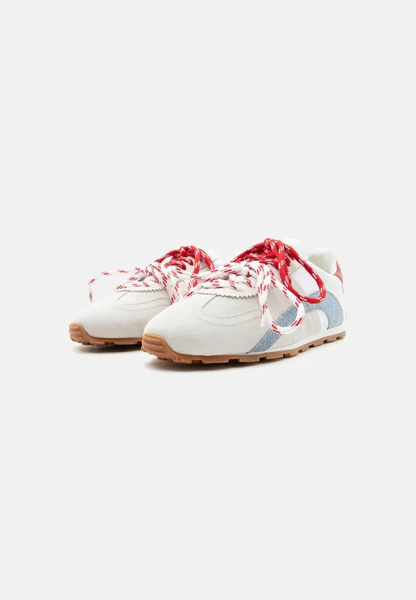 Тренеры Dsquared2, Bianco/Denim/Rosso — фото 2