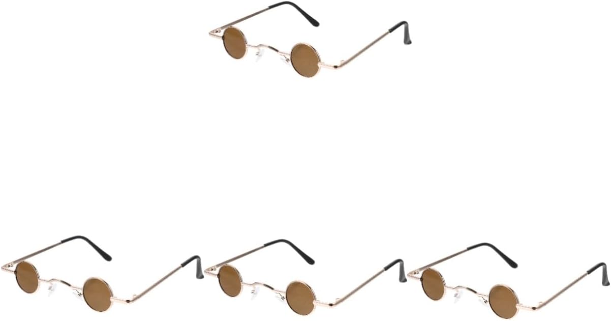 

Винтажные солнцезащитные очки, ретро-солнцезащитные очки, модные солнцезащитные очки, маленькие круглые солнцезащитные очки, аксессуары в стиле хиппи, винтажные очки WRITWAA, Multix4pcs