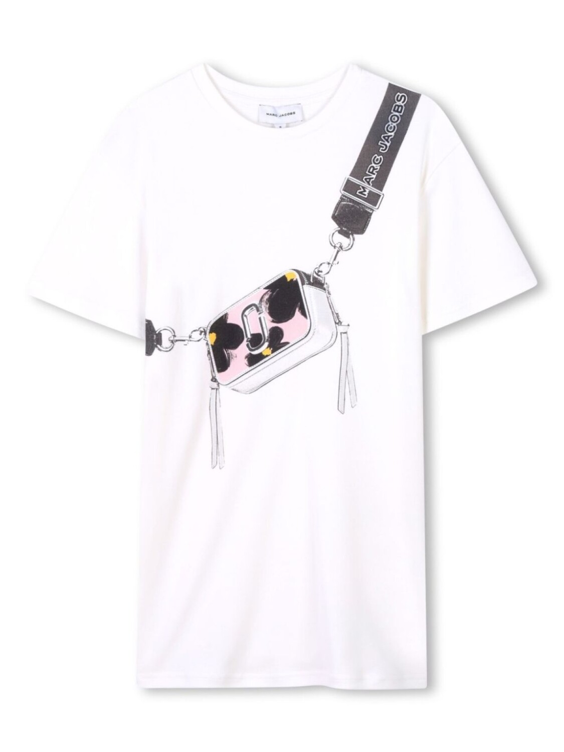 

Marc Jacobs Kids платье-футболка Snapshot, белый