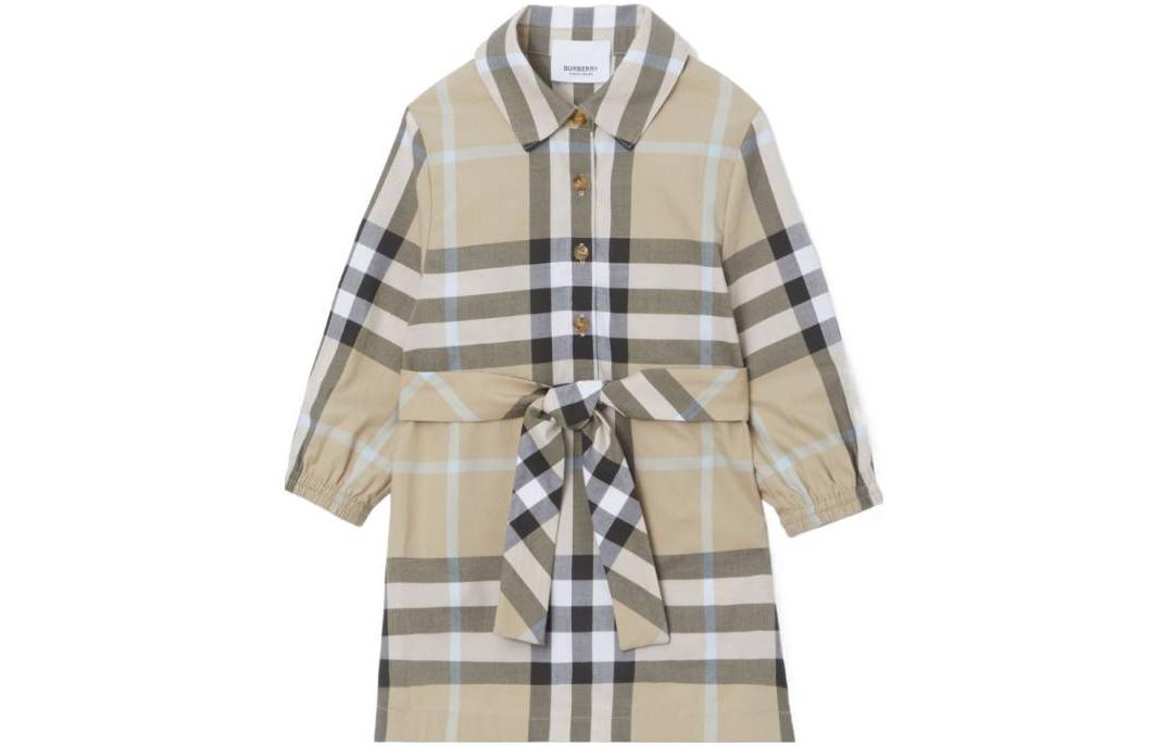 

Детское платье Burberry TD, цвет Beige
