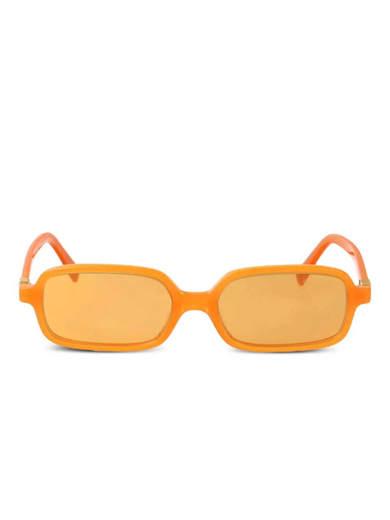 

Miu Miu Eyewear rectangle-frame солнцезащитные очки, оранжевый