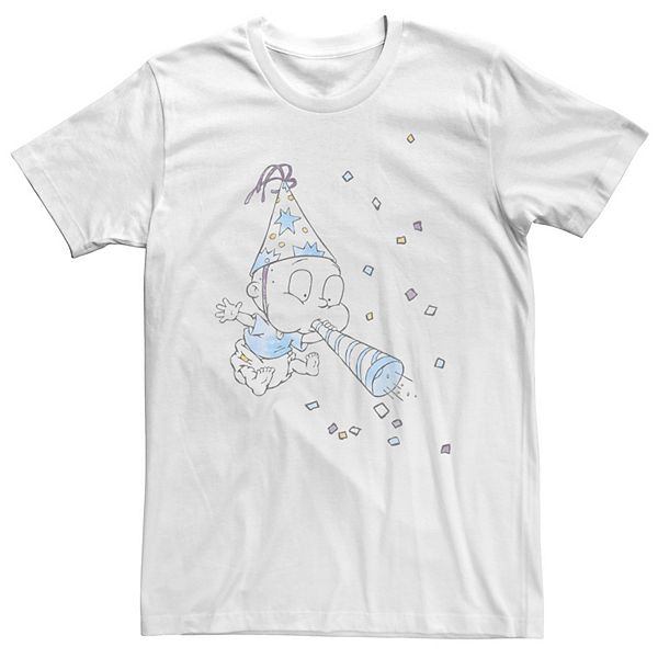 

Футболка Big & Tall Nickelodeon Rugrats Tommy с водяным рисунком на день рождения Licensed Character