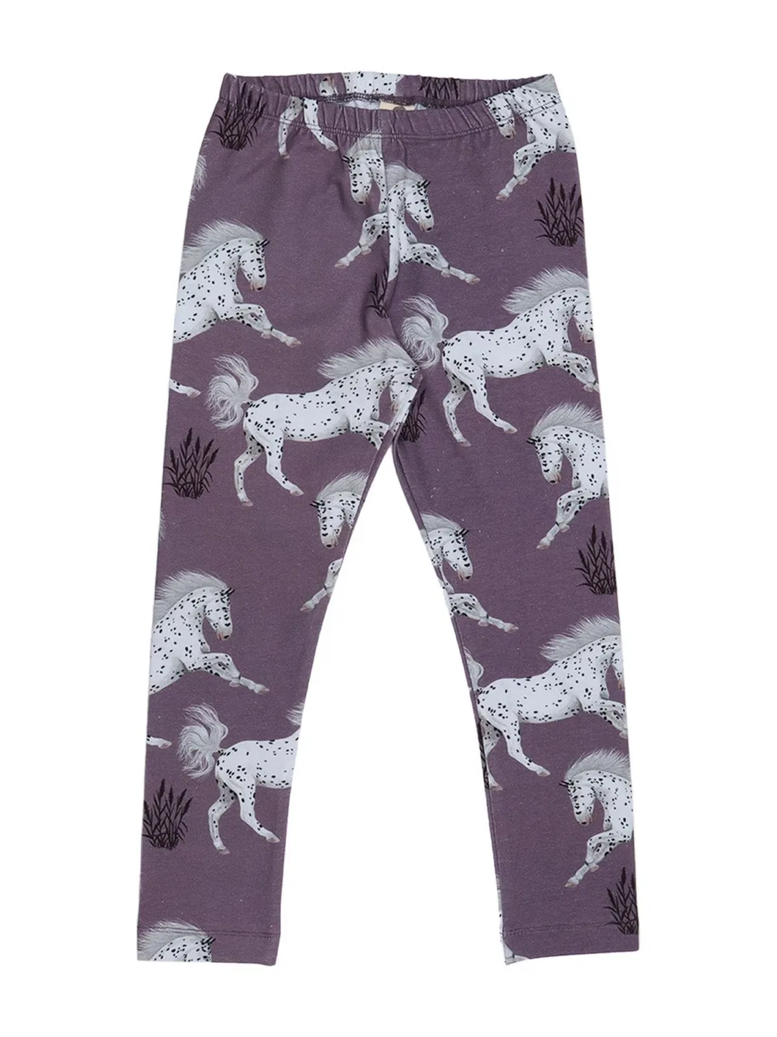 Узкие леггинсы Walkiddy Schimmel Horses сиреневого цвета