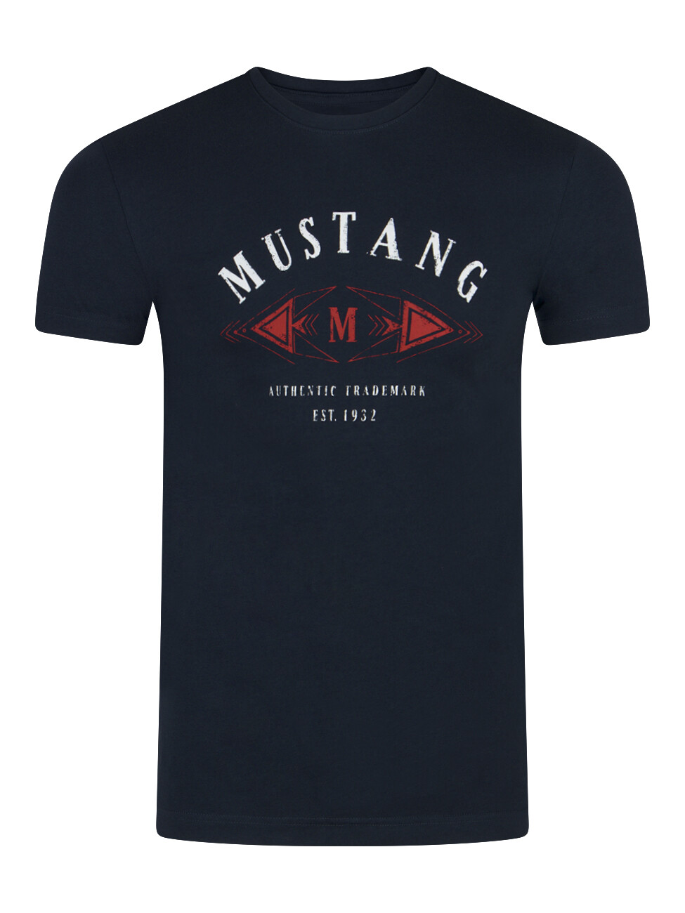 

Футболка Mustang Basic Print Tee, синий