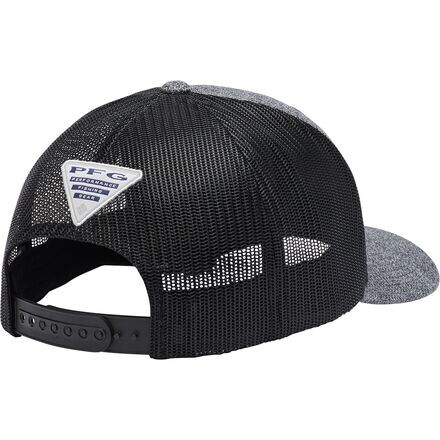 

Кепка дальнобойщика PFG Mesh Fish Flag Snap Back Columbia, цвет Grill Heather/Black/Fish Flag