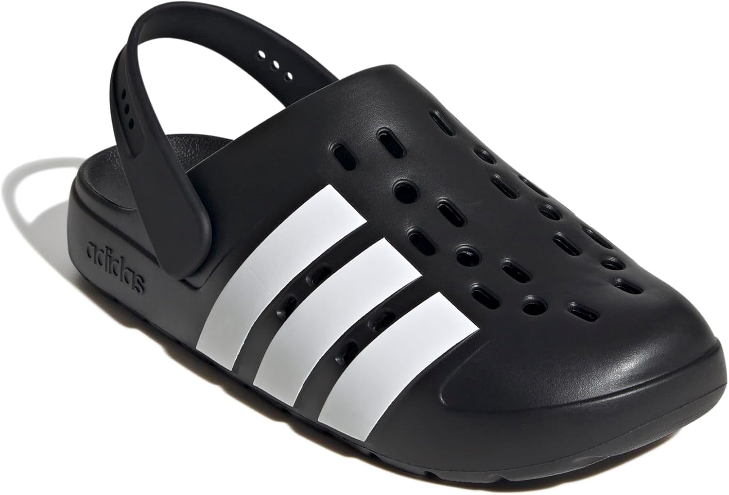 Сабо adidas Adilette Clog 2.0 для взрослых унисекс, белый/черный — фото 4