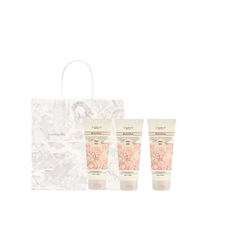 Лосьон, крем или спрей для тела унисекс Roopy, 150ml*3 Pcs "The Moment of Melting Snow" 3-Pack, Box Included Bag — фото 3