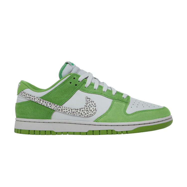 

Кроссовки Nike Dunk Low 'Safari Swoosh - Chlorophyll', зеленый
