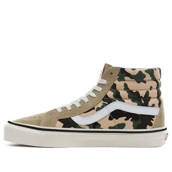 

Кроссовки sk8-hi 38 dx 'anaheim factory - og camo' Vans, камуфляж, Бежевый, Кроссовки sk8-hi 38 dx 'anaheim factory - og camo' Vans, камуфляж