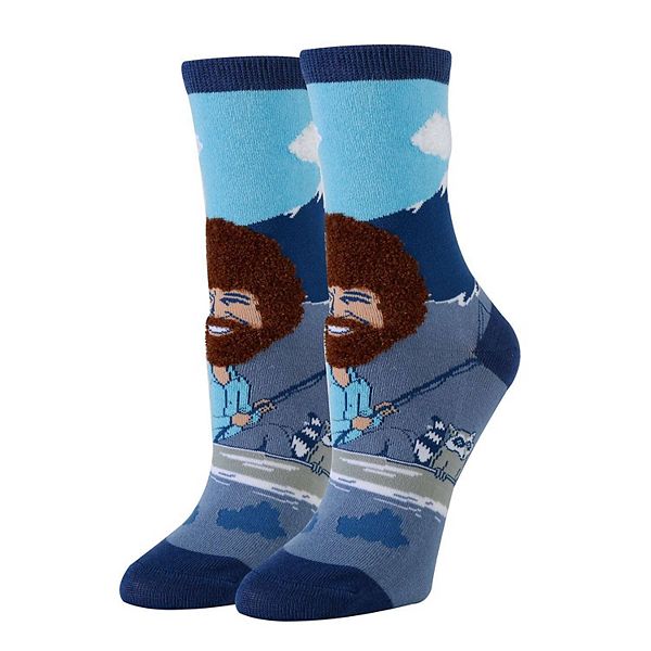 

Женские носки Crew Let's Sail Bob Ross Oooh Yeah Socks