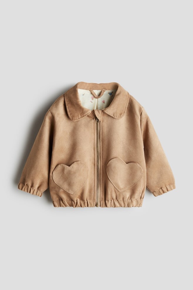 

Персиковый пиджак H&M, бежевый