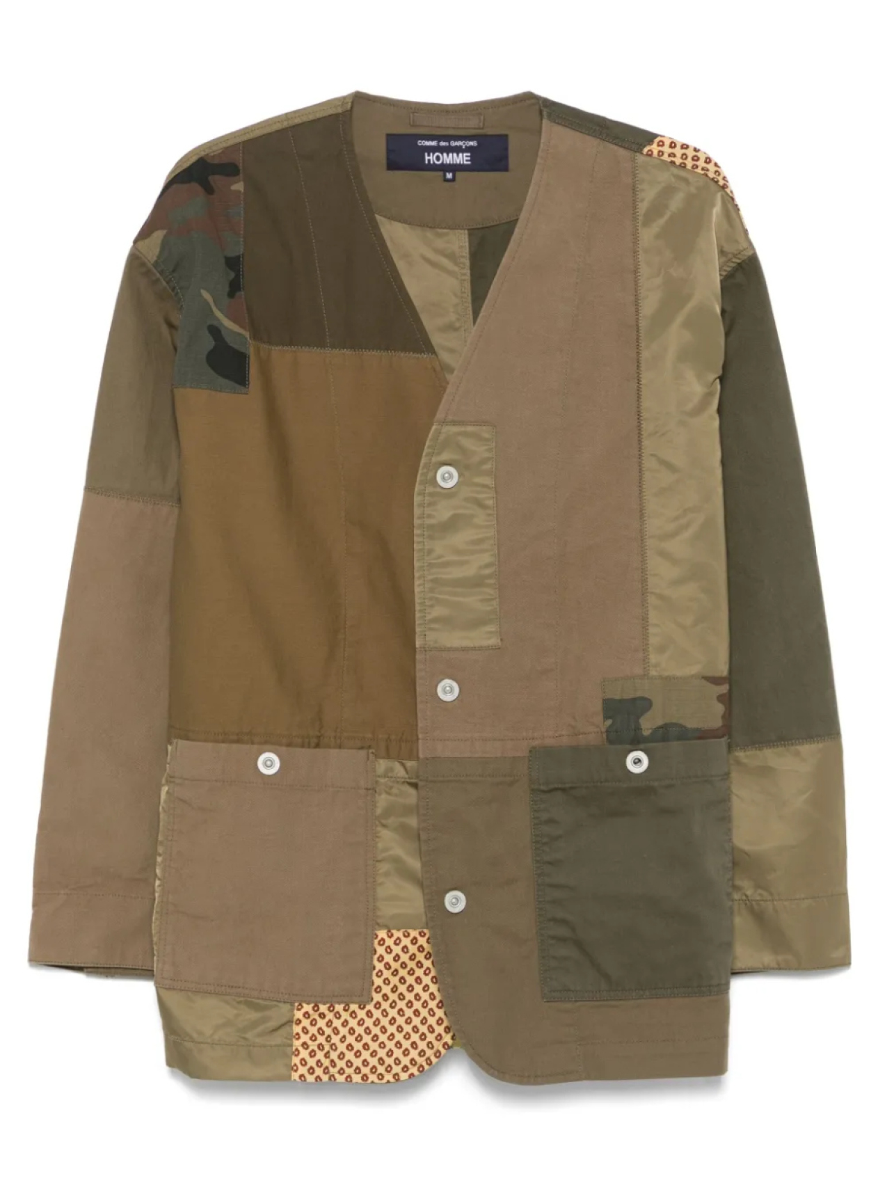 

Куртка в технике пэчворк Comme des Garçons Homme, зеленый