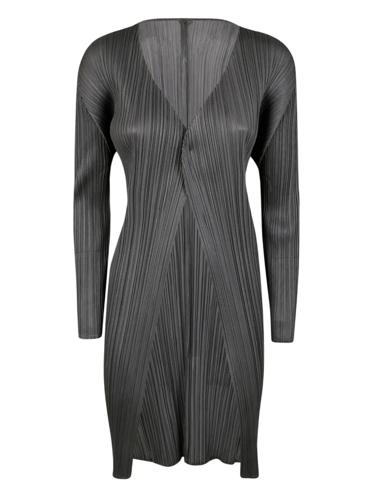 

Пальто с эффектом плиссе Pleats Please Issey Miyake, серый