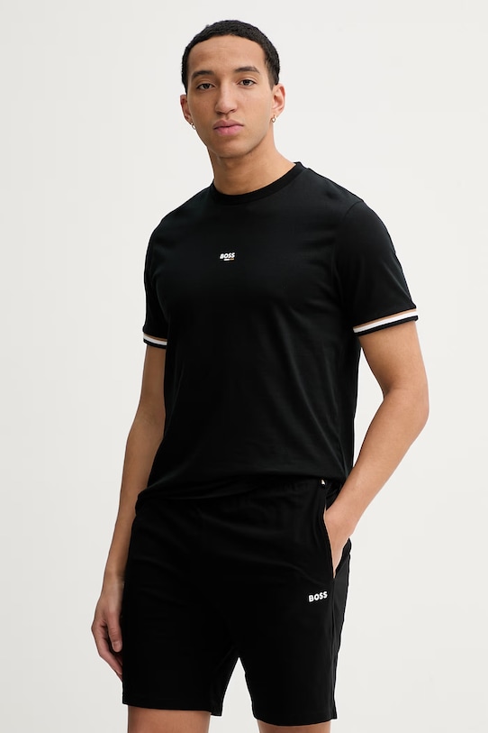 

Футболка bawełniany lounge iconic t-shirt BOSS, черный