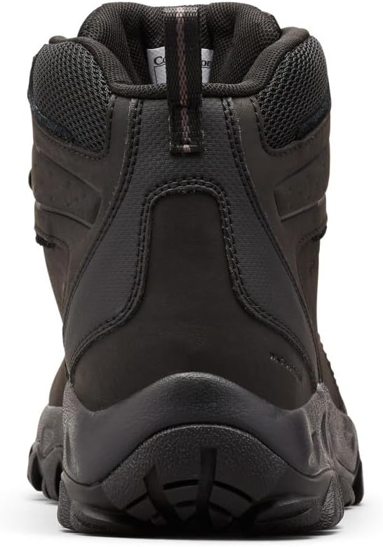 Columbia мужские треккинговые ботинки Newton Ridge Plus II Waterproof, Black/Black — фото 4