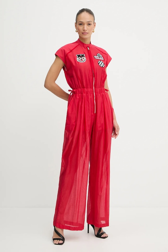 

Комбинезон с добавлением шелка Pinko, красный