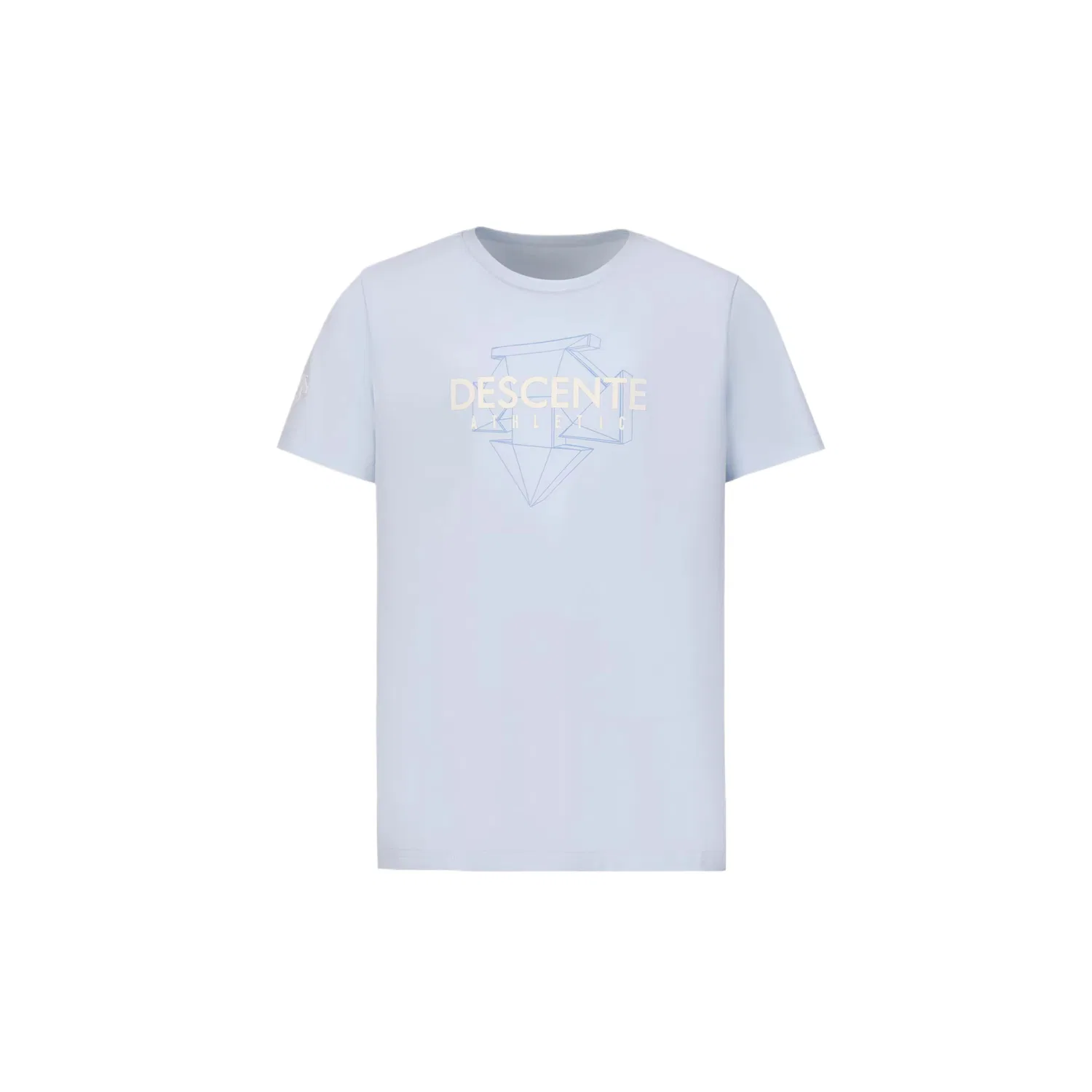 Детская футболка с круглым вырезом DESCENTE, Light Blue