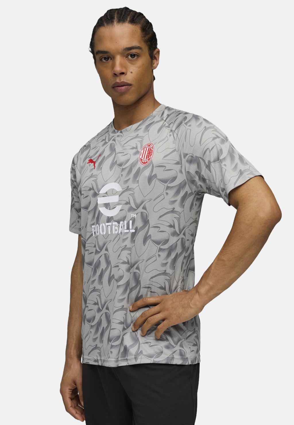 

Футболка с принтом AC MILAN - Club wear Puma, серый