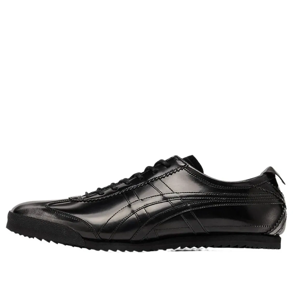 Кроссовки Onitsuka Tiger Nippon Made Mexico 66 Deluxe 'Black Gunmetal' 1181A597-002, черный
