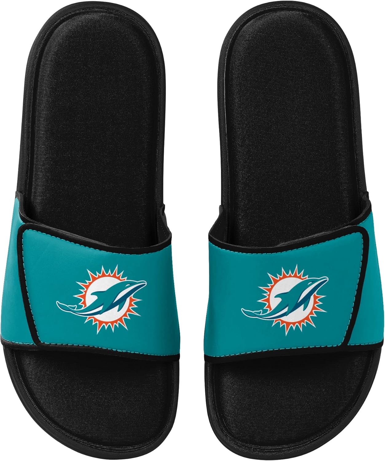 Сланцы для душа и пляжа FOCO с логотипом мужской команды NFL, 7-8 Foam Miami Dolphins — фото 4