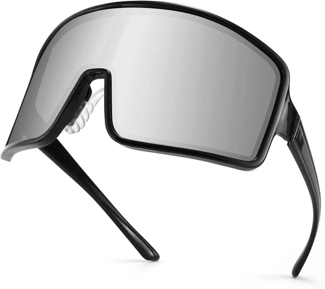 

Спортивные велоочки Karsaer Vision, солнцезащитные очки Rave Visor для активного отдыха, бейсбола, софтбола, в стиле 80-х, для женщин и мужчин, Silver Mirror