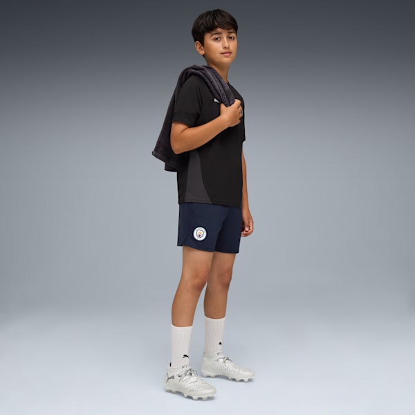 Футбольные шорты для больших детей Manchester City Puma, синий — фото 3