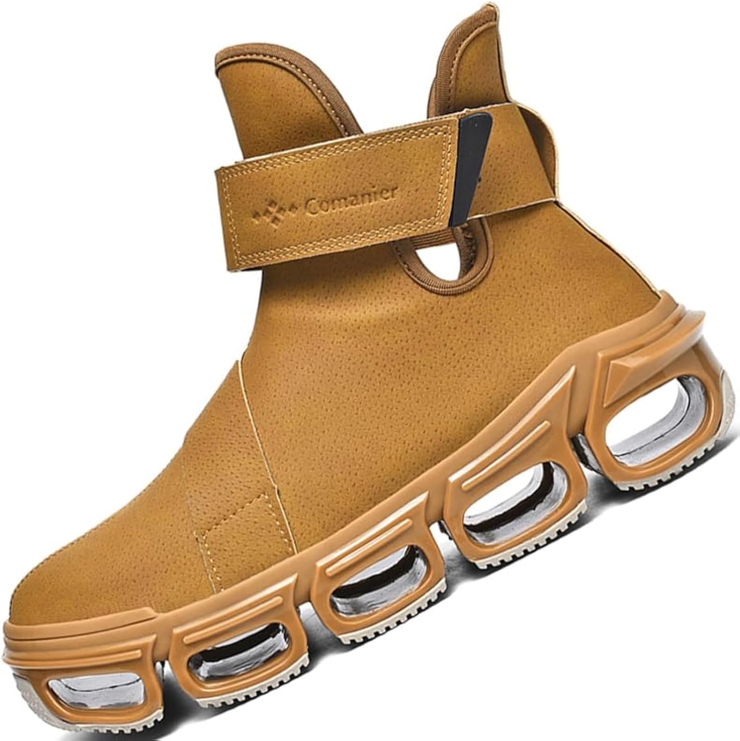 

Мужские ботинки челси, повседневные кроссовки, спортивные модные высокие ботинки для мужчин, коричневые и черные, размеры, мужская обувь Dzujy