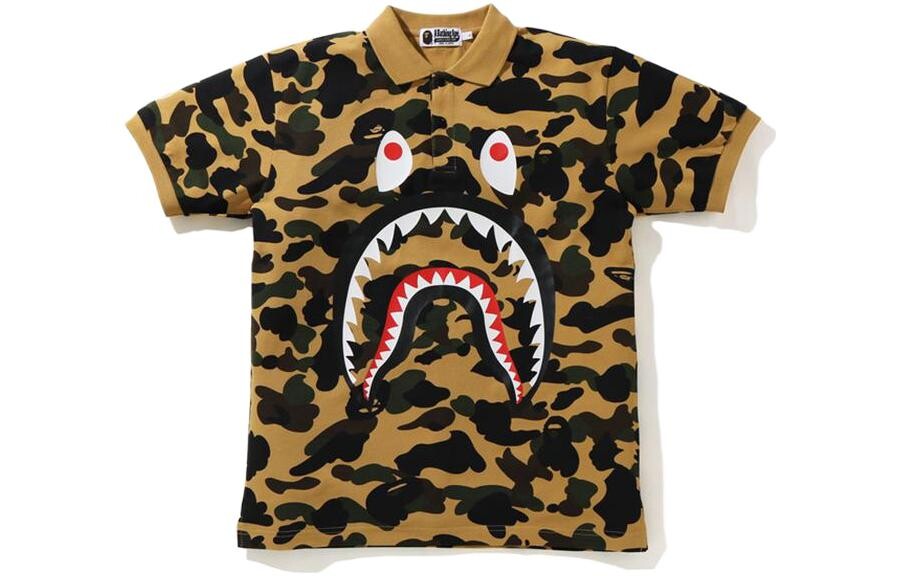 

Рубашка поло мужская A Bathing Ape, зеленый